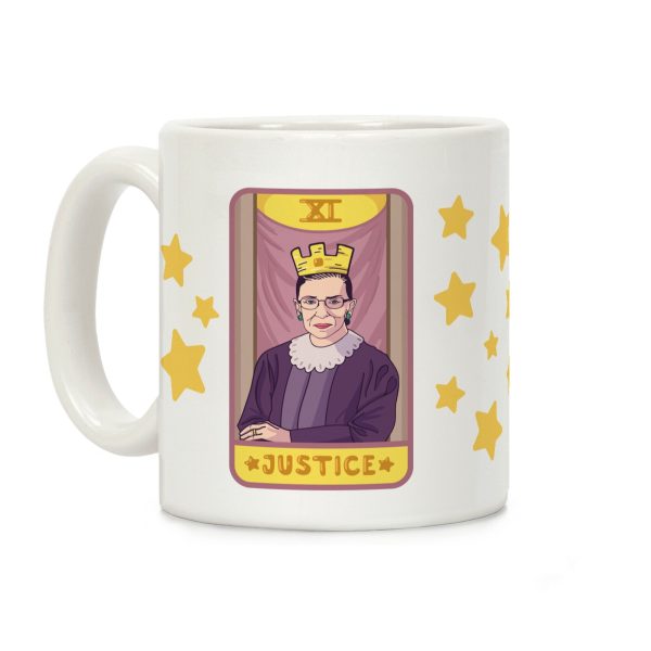 Ruth Bader Ginsburg Justice Tarot Coffee Mug Ruth Bader Ginsburg Justice Tarot Coffee Mug