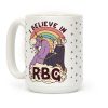 Ruth Bader Ginsburg on a Unicorn Coffee Mug Ruth Bader Ginsburg on a Unicorn Coffee Mug