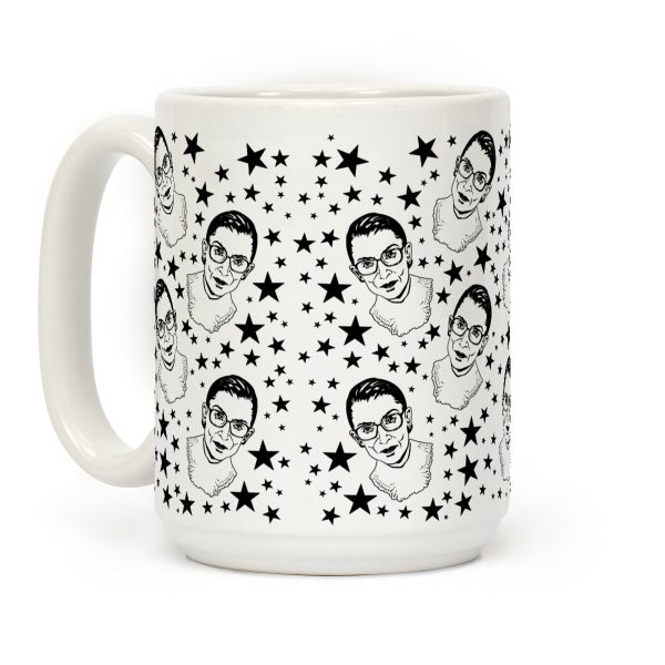 Ruth Bader Ginsburg Pattern Coffee Mug Ruth Bader Ginsburg Pattern Coffee Mug