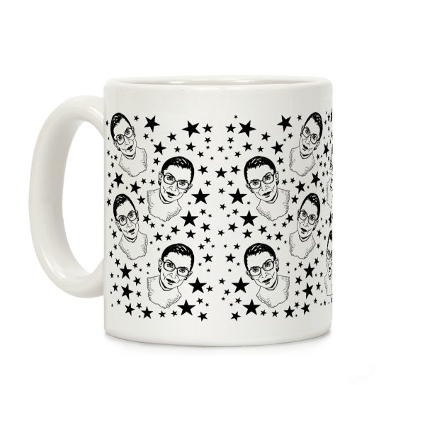 Ruth Bader Ginsburg Pattern Coffee Mug Ruth Bader Ginsburg Pattern Coffee Mug