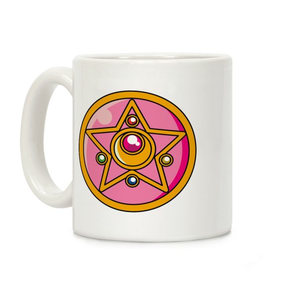 Sailor Moon Crystal Star Brooch Coffee Mug Sailor Moon Crystal Star Brooch Coffee Mug