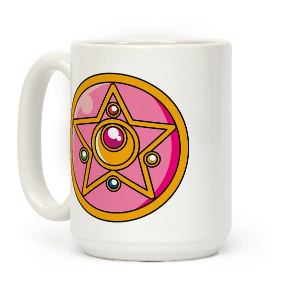 Sailor Moon Crystal Star Brooch Coffee Mug Sailor Moon Crystal Star Brooch Coffee Mug