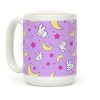 Sailor Moon's Bedding Pattern Coffee Mug Sailor Moon's Bedding Pattern Coffee Mug