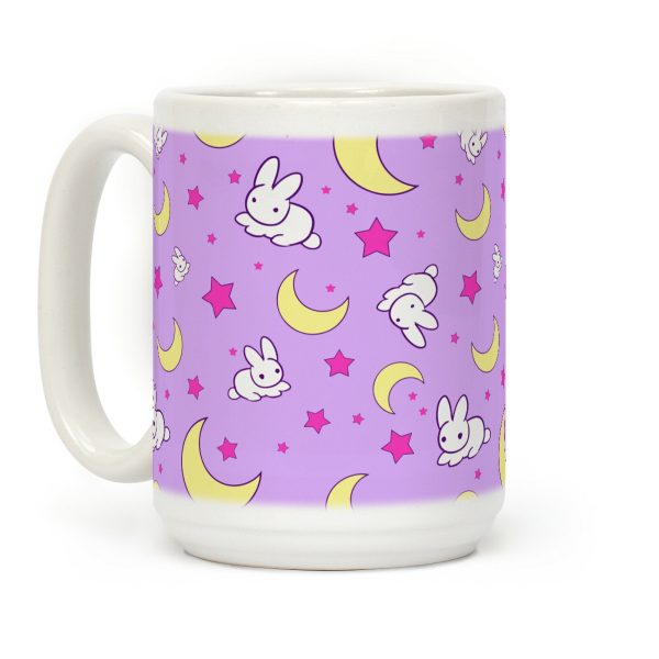 Sailor Moon's Bedding Pattern Coffee Mug Sailor Moon's Bedding Pattern Coffee Mug