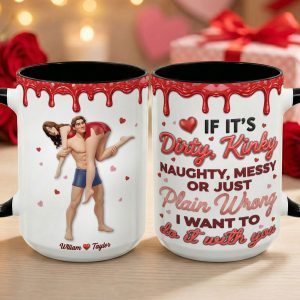 Sassy Couple Black Coffee Mug - Personalized Gifts For Couples 04HUTI300126