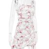 Satin Draped Tube Mini Dress Satin Draped Tube Mini Dress
