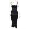 Satin Sleeveless Backless Maxi Dresses Satin Sleeveless Backless Maxi Dresses