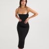 Satin Sleeveless Backless Maxi Dresses Satin Sleeveless Backless Maxi Dresses