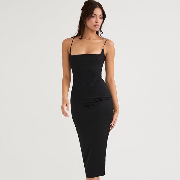 Satin Sleeveless Backless Maxi Dresses Satin Sleeveless Backless Maxi Dresses