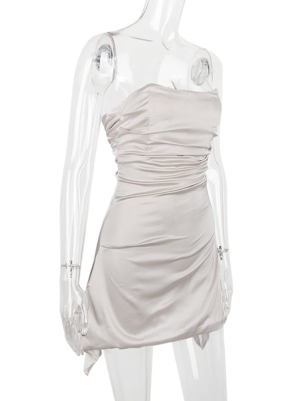 Satin Tube Dress Satin Tube Dress