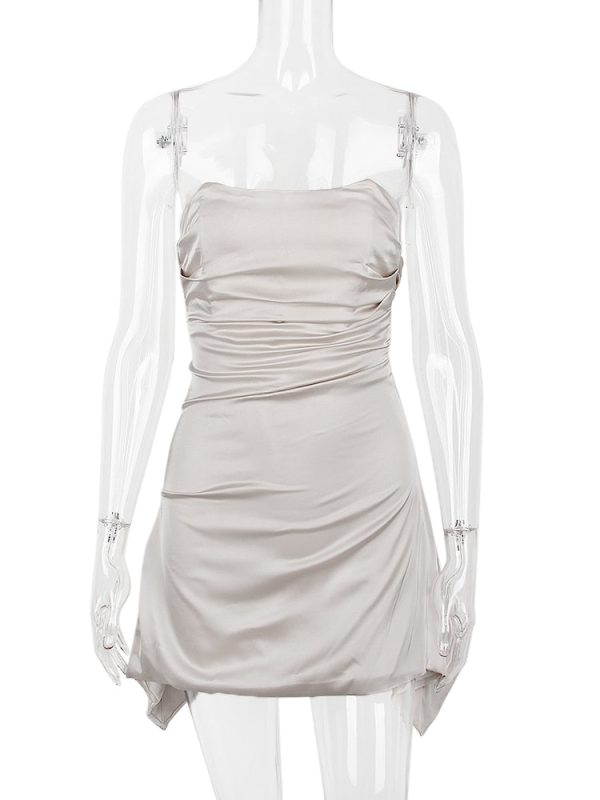 Satin Tube Dress Satin Tube Dress