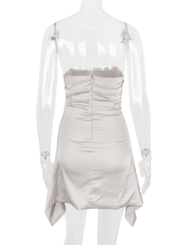 Satin Tube Dress Satin Tube Dress