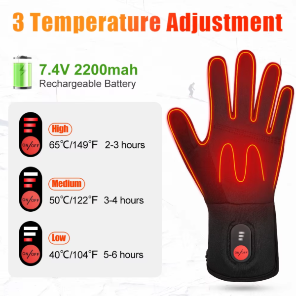 Savior Heat Electric Heated Gloves - Model S13 Savior Heat Electric Heated Gloves - Model S13