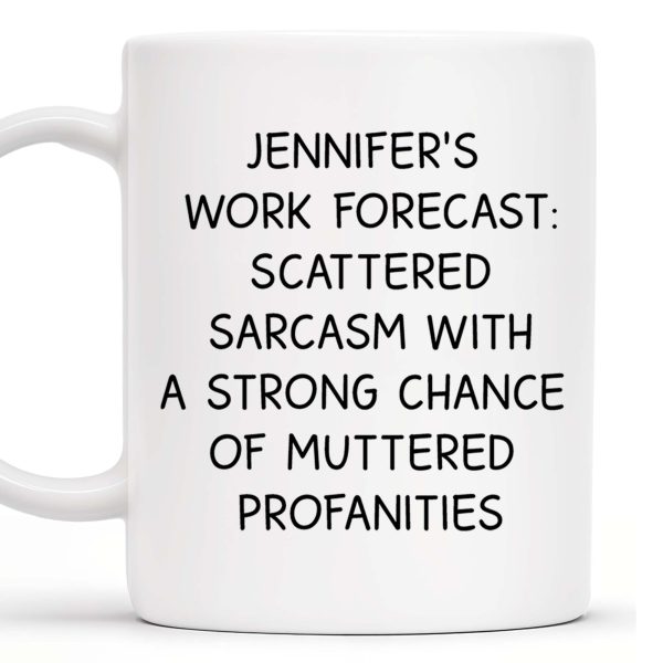 Scattered Sarcasm And Muttered Profanities Mug - Personalized Custom Coffee Mug - COL052_MG