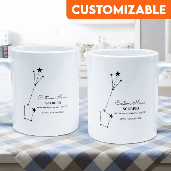 Scorpio Mug - Personalized Mug Scorpio Mug - Personalized Mug