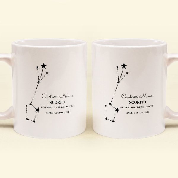 Scorpio Mug - Personalized Mug Scorpio Mug - Personalized Mug