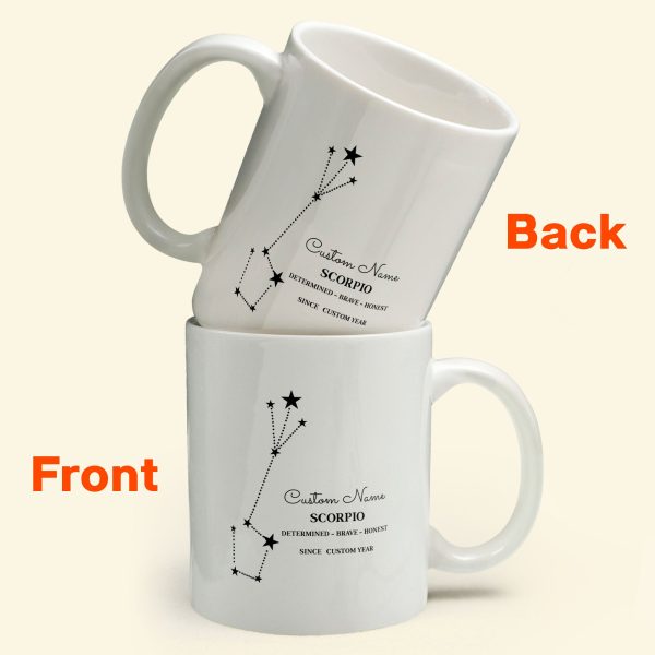 Scorpio Mug - Personalized Mug Scorpio Mug - Personalized Mug