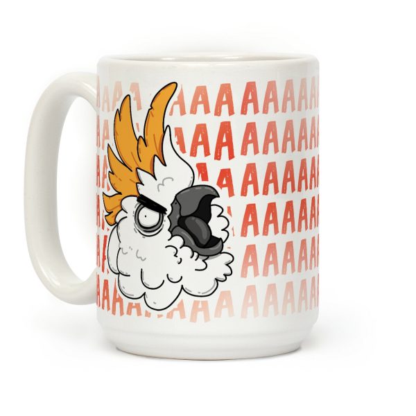 Screaming Cockatoo Coffee Mug Screaming Cockatoo Coffee Mug