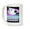 Screaming Retrowave Possum Coffee Mug Screaming Retrowave Possum Coffee Mug