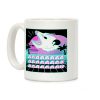Screaming Retrowave Possum Coffee Mug Screaming Retrowave Possum Coffee Mug