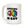 Screams In Gay Possum Parody Coffee Mug Screams In Gay Possum Parody Coffee Mug