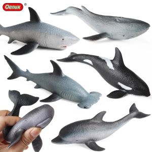 Sea Life Animals Soft Action Figures
