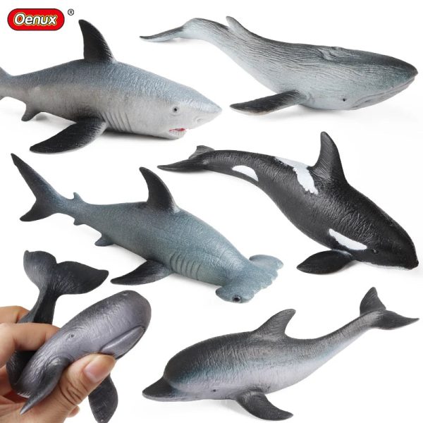 Sea Life Animals Soft Action Figures