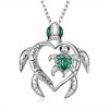 Sea Turtle Love Pendant Necklace Sea Turtle Love Pendant Necklace