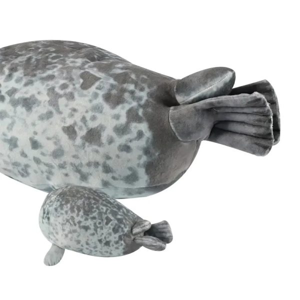 Seal Family Plush Set with Zipper Pouch 40cm