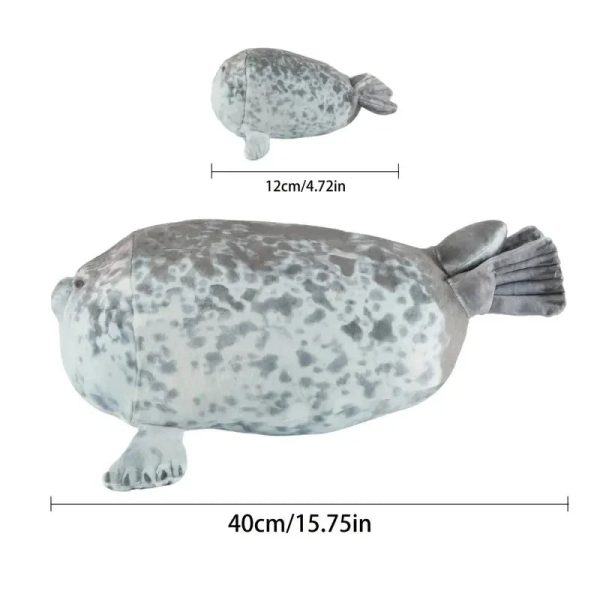 Seal Family Plush Set with Zipper Pouch 40cm