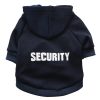 Security Dog Clothes Small Dog Hoodie Coat Security Dog Clothes Small Dog Hoodie Coat