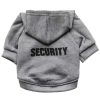 Security Dog Clothes Small Dog Hoodie Coat Security Dog Clothes Small Dog Hoodie Coat