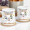 "Seems Like Just Yesterday We Were Chillin' In Your Balls" Mug Hilarious Custom Father's Day Mug Gift from Children