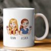 Seester Gift For Sister Definition Cute Cartoon - Personalized Mug Seester Gift For Sister Definition Cute Cartoon - Personalized Mug