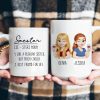 Seester Gift For Sister Definition Cute Cartoon - Personalized Mug Seester Gift For Sister Definition Cute Cartoon - Personalized Mug