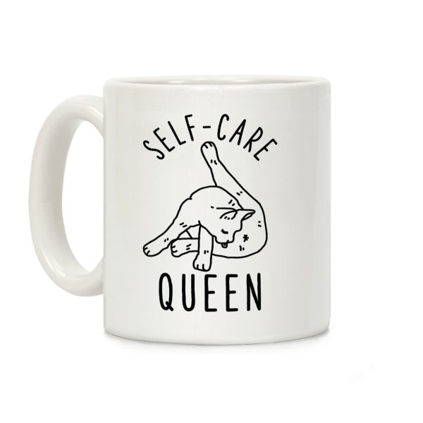 Self-Care Cat Coffee Mug Self-Care Cat Coffee Mug