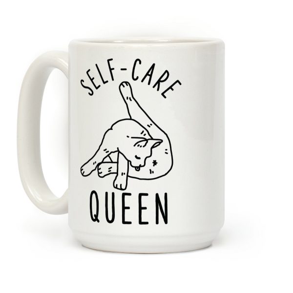Self-Care Cat Coffee Mug Self-Care Cat Coffee Mug