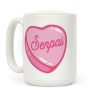 Senpai Candy Heart Coffee Mug Senpai Candy Heart Coffee Mug