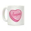 Senpai Candy Heart Coffee Mug Senpai Candy Heart Coffee Mug
