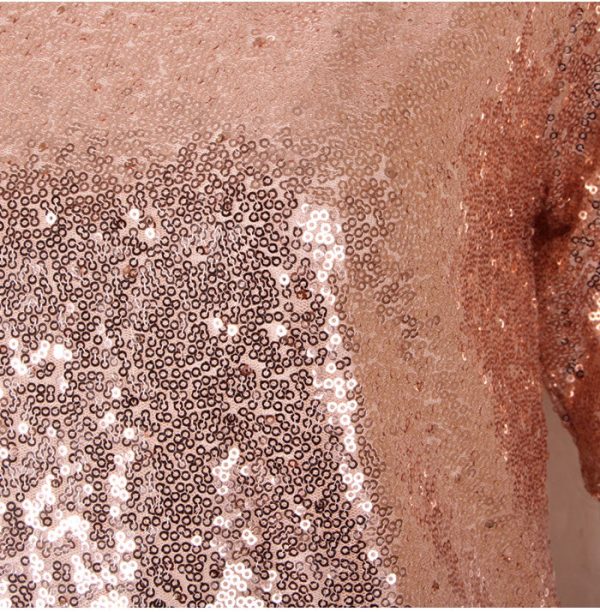 Sequin Short Sleeves Loose Dresses Sequin Short Sleeves Loose Dresses