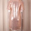 Sequin Short Sleeves Loose Dresses Sequin Short Sleeves Loose Dresses