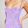 Sequin Diamante Strap Sweetheart Neck Bodycon Midi Dress Sequin Diamante Strap Sweetheart Neck Bodycon Midi Dress