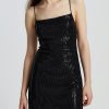 Sequin Lace-up Back Bodycon Mini Dress Sequin Lace-up Back Bodycon Mini Dress