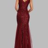 Sequin Tulle V-Neck Mermaid Floor Length Prom Dresses Sequin Tulle V-Neck Mermaid Floor Length Prom Dresses