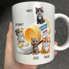 Serotonin Booster Cat Lovers - Personalized Mug Serotonin Booster Cat Lovers - Personalized Mug