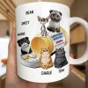 Serotonin Booster Cat Lovers - Personalized Mug Serotonin Booster Cat Lovers - Personalized Mug