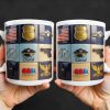 Serve & Protect, American Flag And Police Badge Design - Personalized Custom Coffee Mug - OFC024_MG Serve & Protect, American Flag And Police Badge Design - Personalized Custom Coffee Mug - OFC024_MG