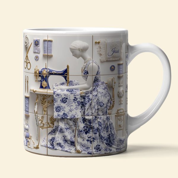 Sew Crafty Girl Coffee Mug - Personalized Gifts For Sewing Lovers 03TGLU151125 Sew Crafty Girl Coffee Mug - Personalized Gifts For Sewing Lovers 03TGLU151125