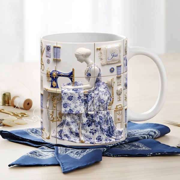 Sew Crafty Girl Coffee Mug - Personalized Gifts For Sewing Lovers 03TGLU151125 Sew Crafty Girl Coffee Mug - Personalized Gifts For Sewing Lovers 03TGLU151125