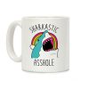 Sharkastic Asshole Coffee Mug Sharkastic Asshole Coffee Mug